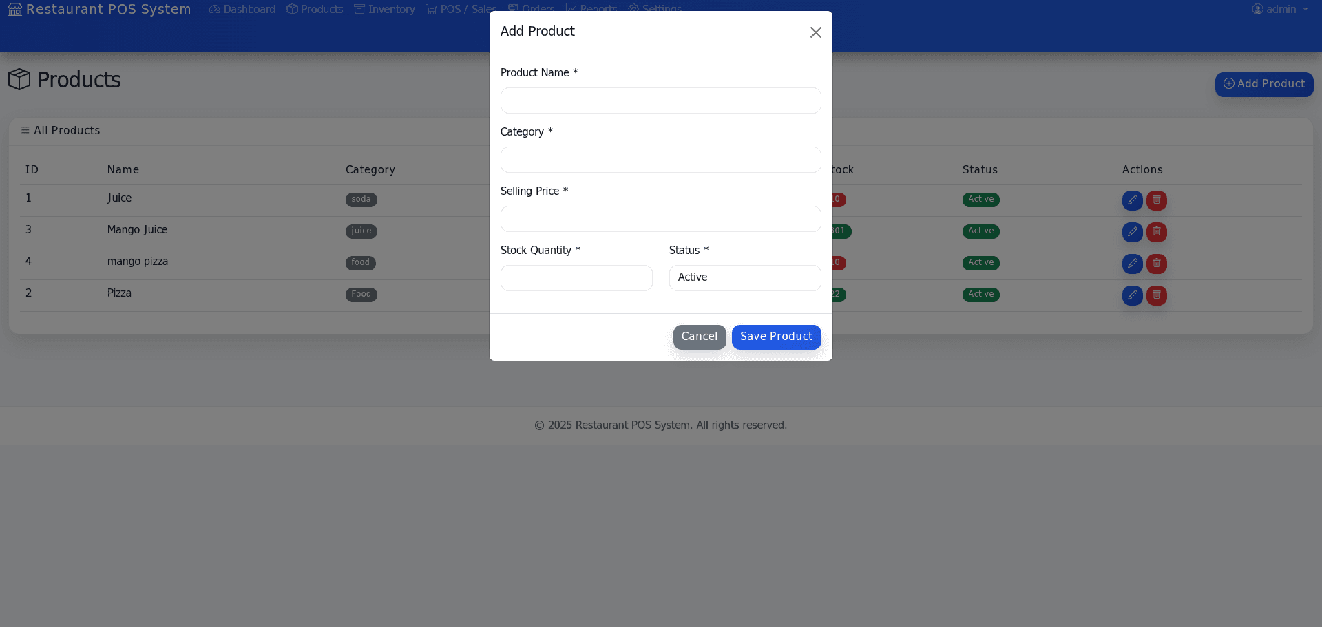 RESTAURANT POS & INVENTORY MANAGEMENT SYSTEM - Image 2