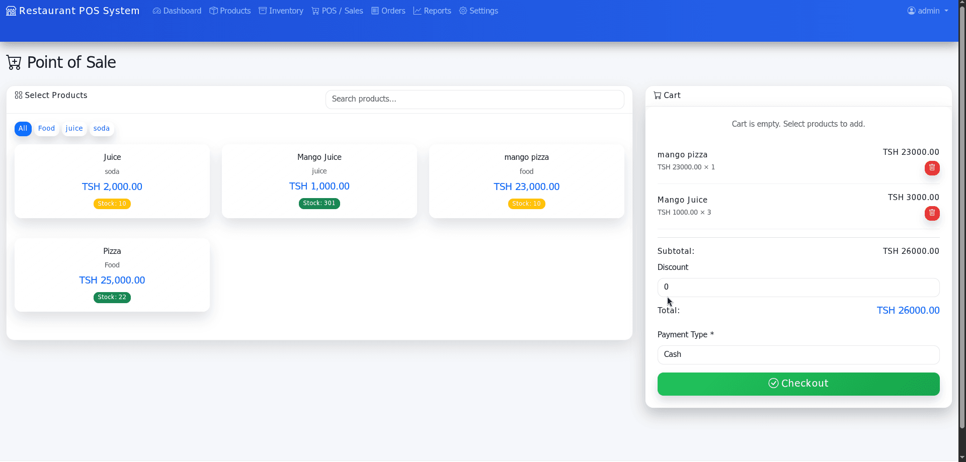 RESTAURANT POS & INVENTORY MANAGEMENT SYSTEM - Image 3