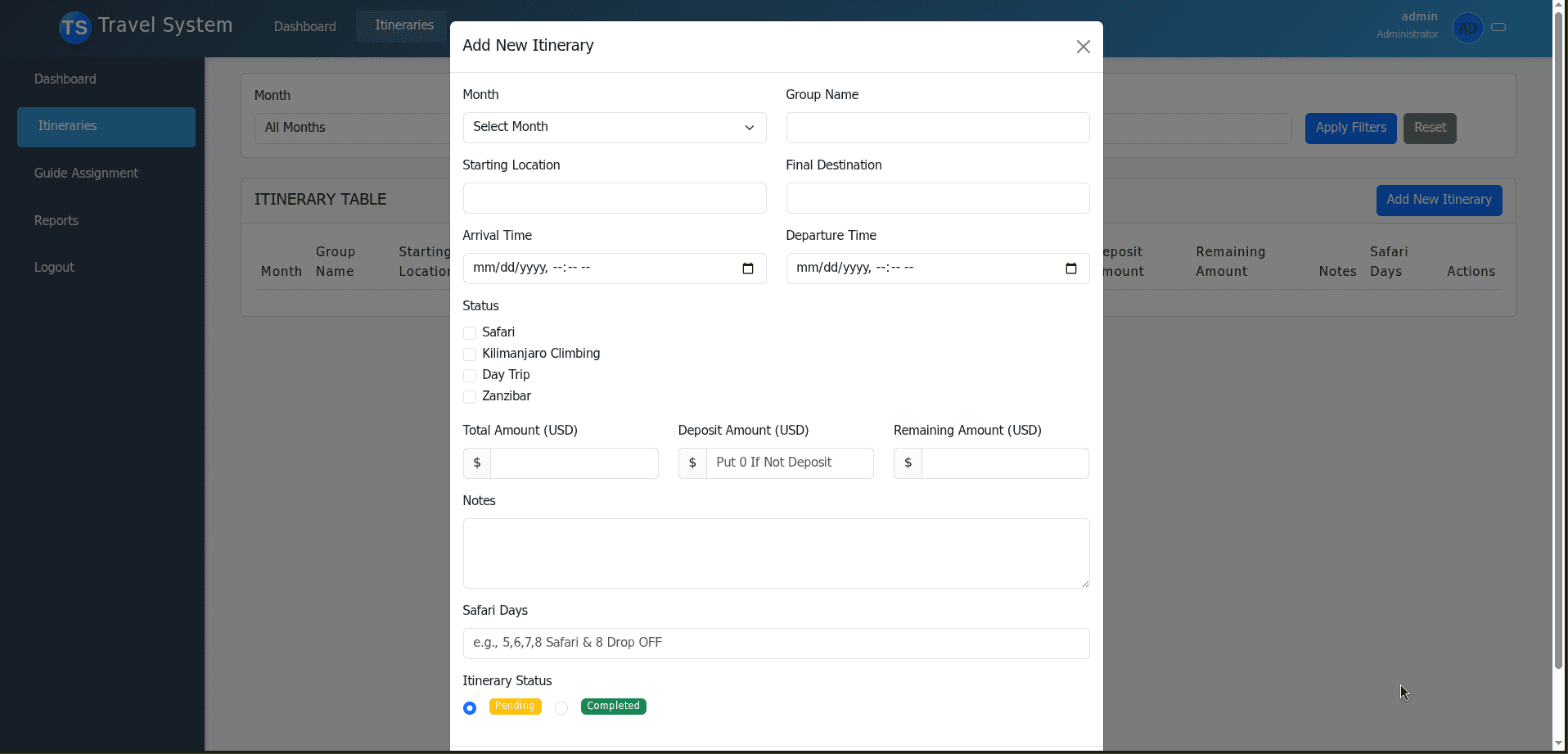 NEXTGEN TRAVEL & TOUR MANAGEMENT SYSTEM - Image 2